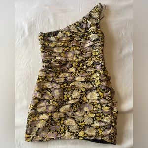 Zara one shoulder mini dress - size M